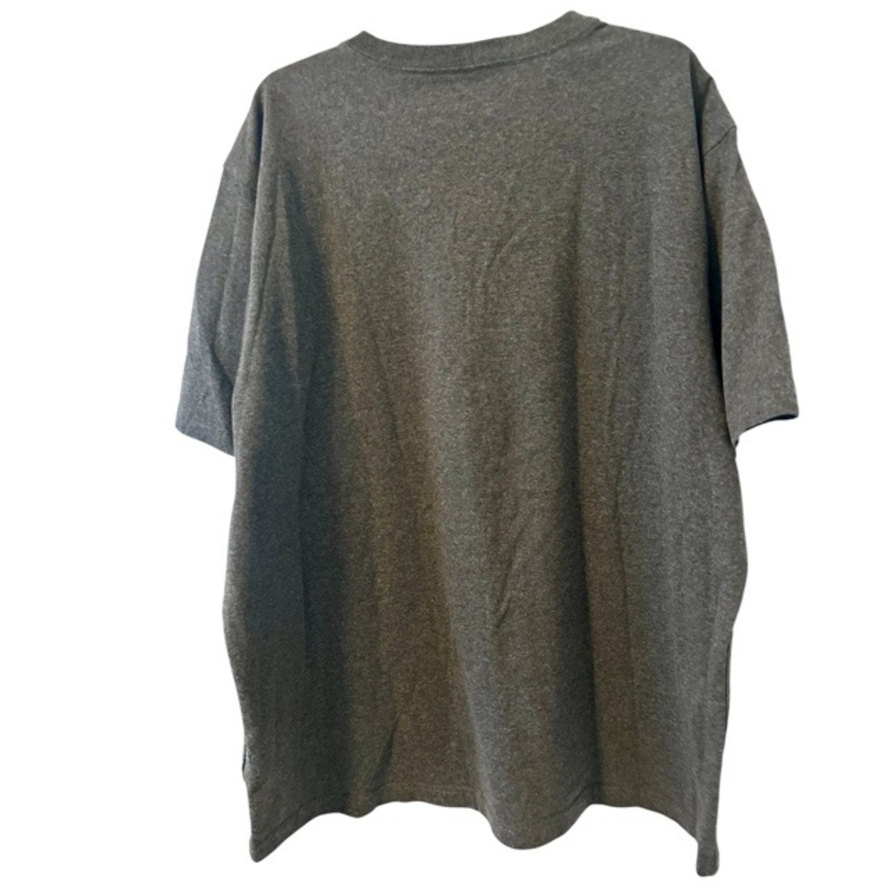 Carhartt Charcoal Short-Sleeve Logo Tee with Gold Print - Picture 3 of 5